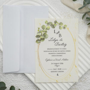 MODEL 9205 - Pozivnica za venčanja i ostale svečanosti