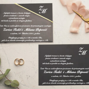 MODEL 9216 - Providna pozivnica za venčanja i ostale svečanosti