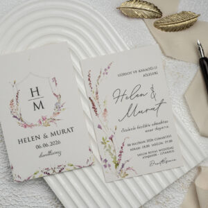 MODEL 9268 - Pozivnica za venčanja i ostale svečanosti