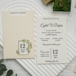 MODEL 9271 - Pozivnica za venčanja i ostale svečanosti