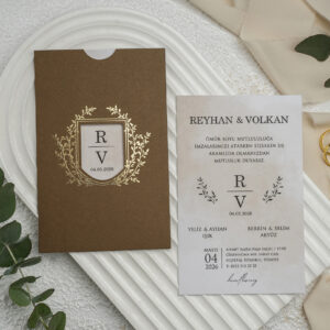 MODEL 9296 - Pozivnica za venčanja i ostale svečanosti