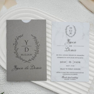 MODEL 9297 - Pozivnica za venčanja i ostale svečanosti