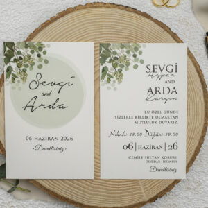 MODEL 9302 - Pozivnica za venčanja i ostale svečanosti