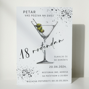 MODEL 17-Pozivnica za punoletstvo